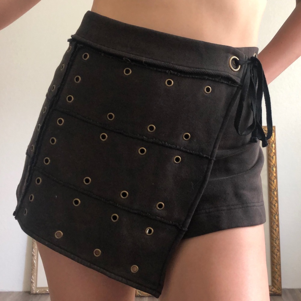 Free People Grommet Wanderlust Wrap Skort